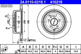 Тормозной диск ATE 24.0110-0218.1