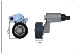 Натяжная планка, поликлиновой ремень CAFFARO 100399SP
