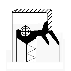 veleno sandariklis, alkūninis velenas CORTECO 12015256B