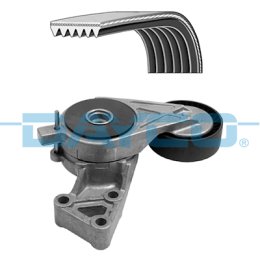 V formos rumbuotas diržas, komplektas DAYCO KPV124