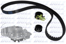 Water Pump & Timing Belt Kit DOLZ KD038