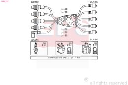 Комплект проводов зажигания EPS 1.500.747