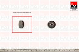 Deflection/Guide Pulley, timing belt FAI AutoParts T6910