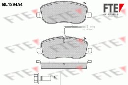 Brake Pad Set, disc brake FTE 9010481