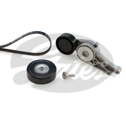 V formos rumbuotas diržas, komplektas GATES K056PK1590