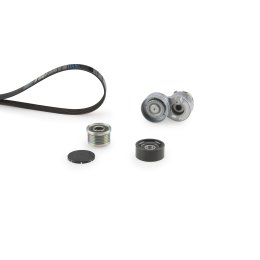 V formos rumbuotas diržas, komplektas GATES K166PK1795