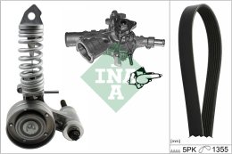 Water Pump + V-Ribbed Belt Set INA 529 0297 31