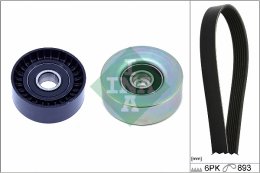 V formos rumbuotas diržas, komplektas INA 529 0532 10