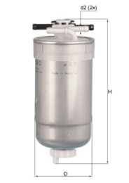 kuro filtras KNECHT KL 233/2