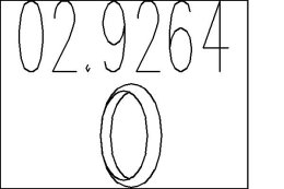 Anello tenuta, Tubo gas scarico MTS 02.9264