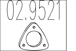 tarpiklis, išleidimo kolektorius MTS 02.9521
