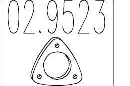 tarpiklis, išleidimo kolektorius MTS 02.9523