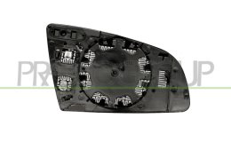 veidrodėlio stiklas, išorinis veidrodėlis PRASCO AD0207524