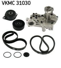 Water Pump + V-Ribbed Belt Set SKF VKMC 31030
