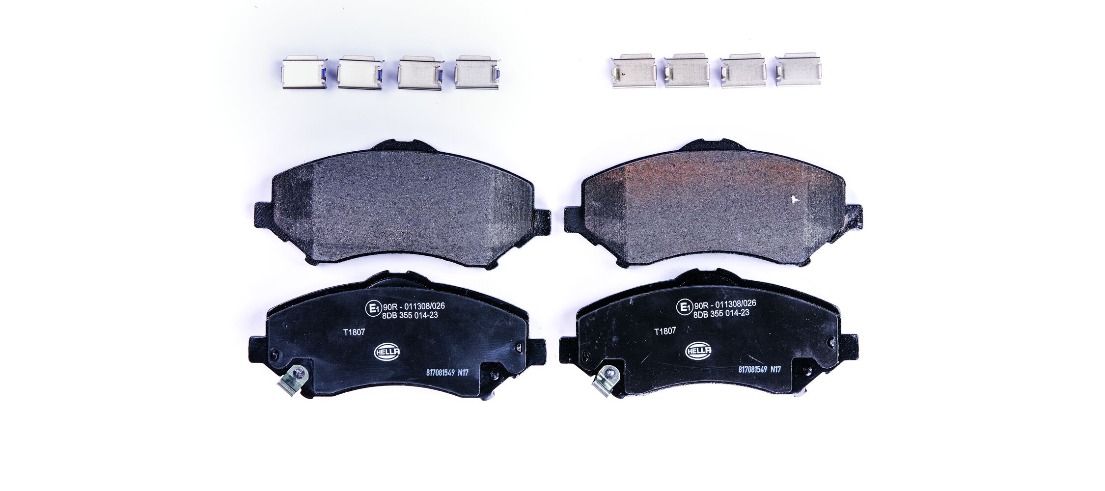 Bremsbelagsatz, Scheibenbremse - 8DB 355 014-231 HELLA