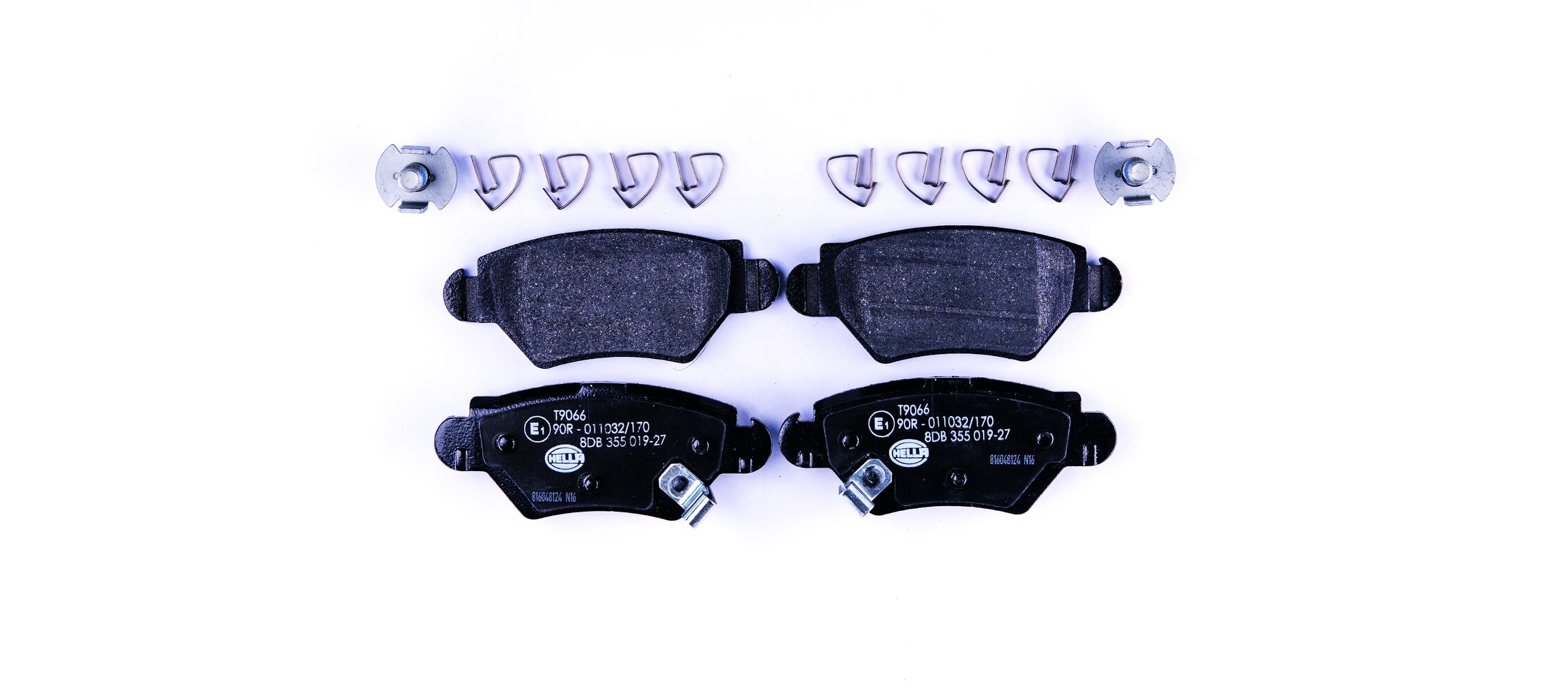 Brake Pad Set, disc brake - 8DB 355 019-271 HELLA