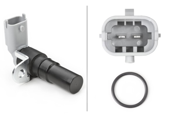 Sensor, crankshaft pulse - 6PU 009 163-911 HELLA