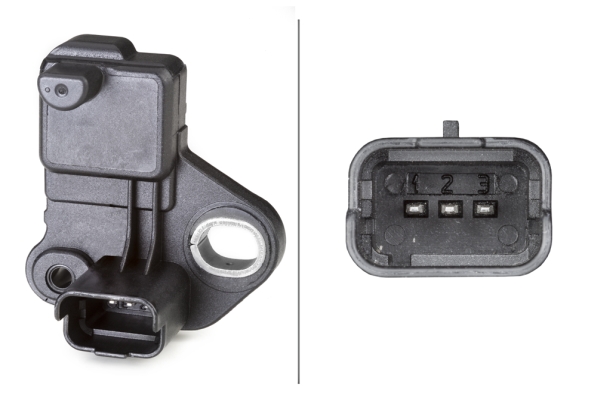 Sensor, crankshaft pulse - 6PU 009 163-451 HELLA