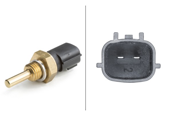 Sensor, oil temperature - 6PT 009 107-531 HELLA