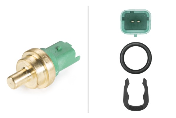 Sensor, coolant temperature - 6PT 009 309-391 HELLA