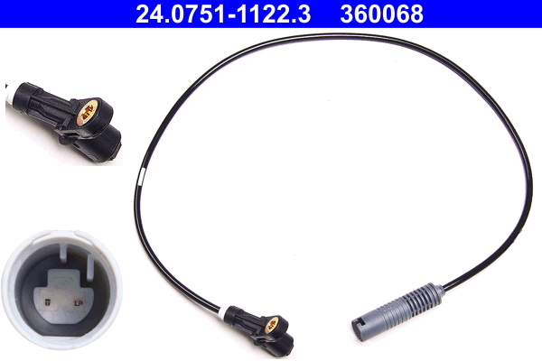 Sensor, wheel speed - 24.0751-1122.3 ATE