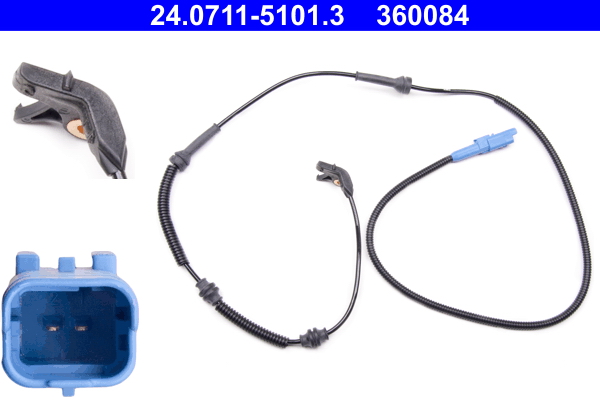 Sensor, wheel speed - 24.0711-5101.3 ATE