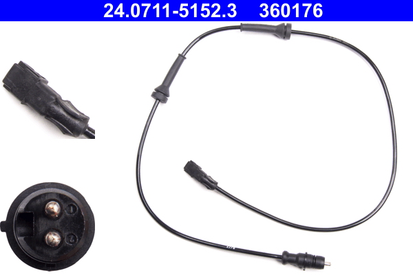Sensor, wheel speed - 24.0711-5152.3 ATE