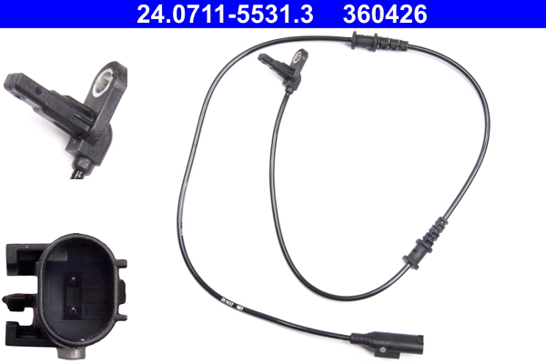 Sensor, wheel speed - 24.0711-5531.3 ATE