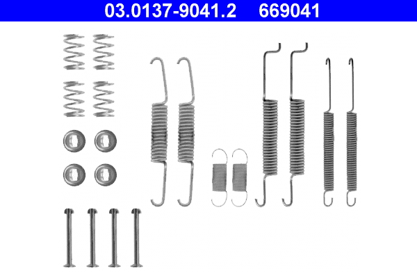 Kit accessori, Ganasce freno - 03.0137-9041.2 ATE