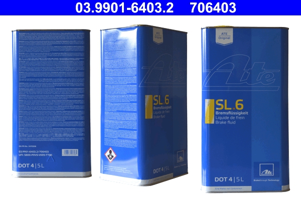 Liquido freni - 03.9901-6403.2 ATE
