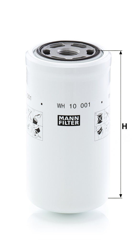 Filtro idraulico, Cambio automatico - WH 10 001 MANN-FILTER