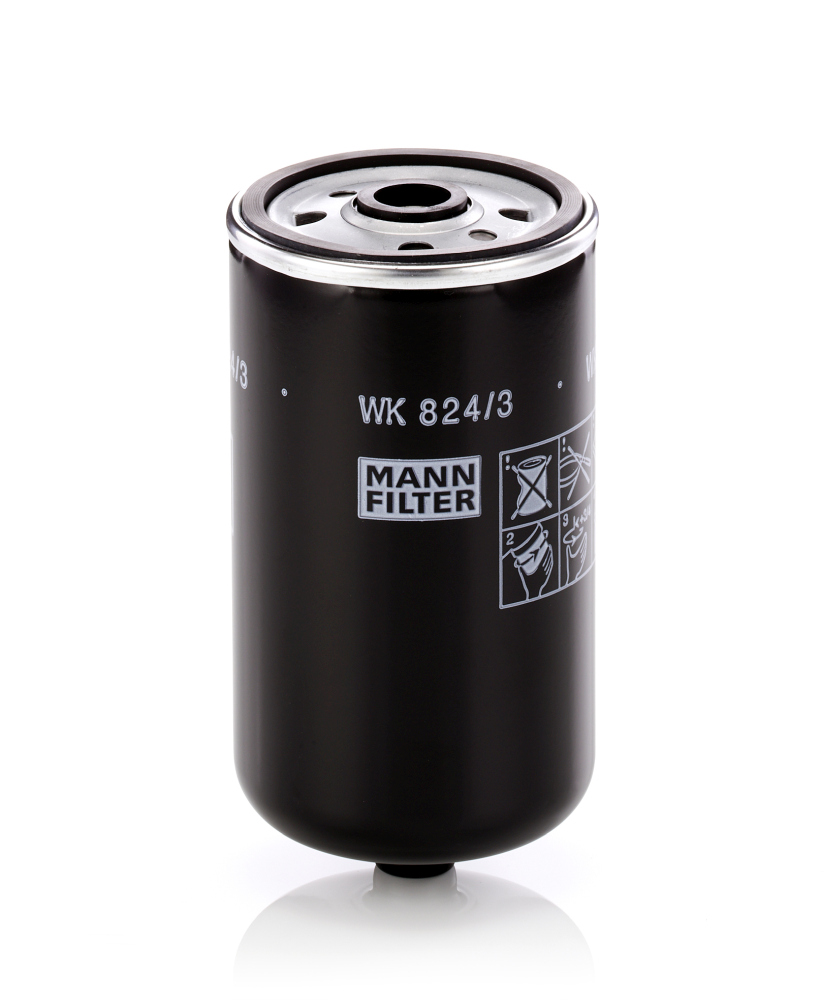 Fuel filter - WK 824/3 MANN-FILTER
