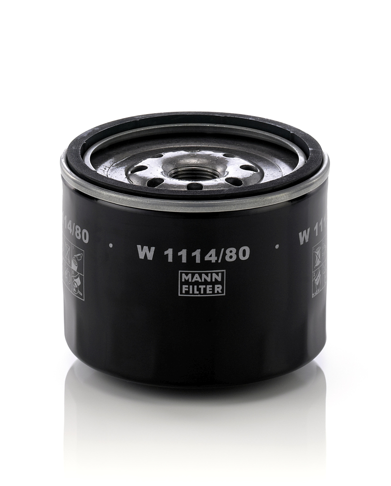 alyvos filtras - W 1114/80 MANN-FILTER
