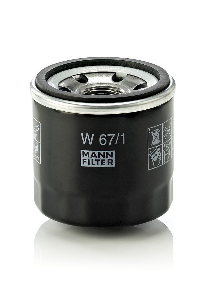 Oil Filter - W 67/1 MANN-FILTER