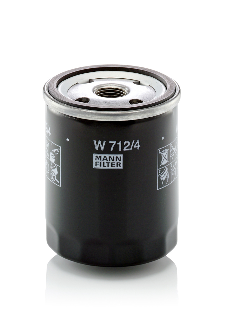 Filtro olio - W 712/4 MANN-FILTER