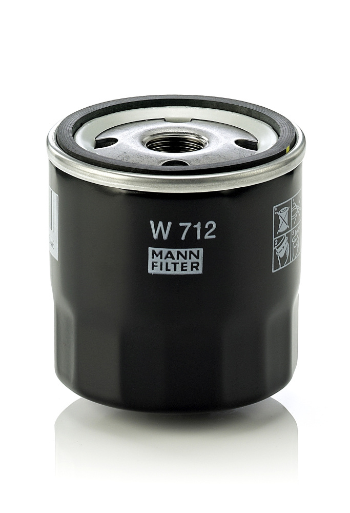 Filtro olio - W 712 MANN-FILTER