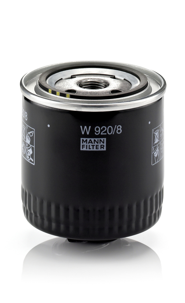 alyvos filtras - W 920/8 MANN-FILTER