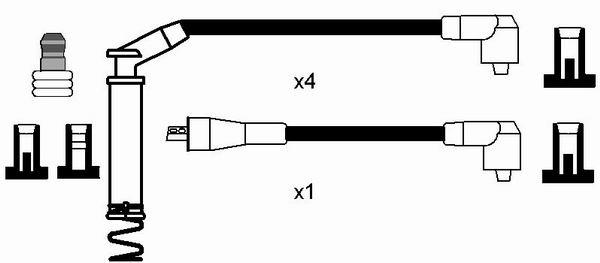 Ignition Cable Kit - 0806 NGK