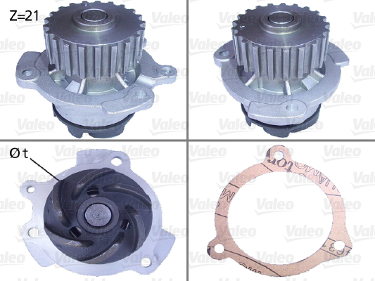 Water Pump - 506151 VALEO