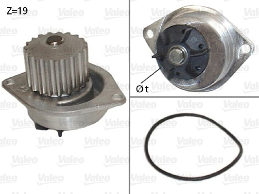 Water Pump - 506595 VALEO
