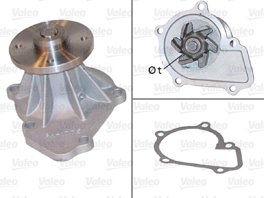 Pompa acqua - 506836 VALEO