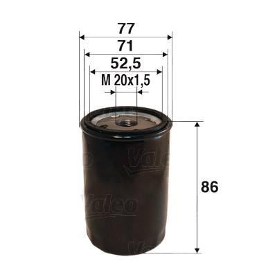 Filtro olio - 586002 VALEO