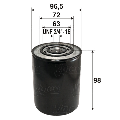 Filtro olio - 586007 VALEO