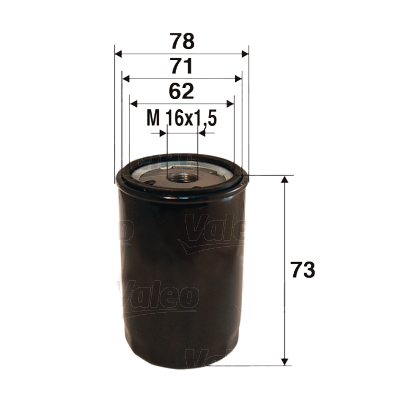 Filtro olio - 586034 VALEO