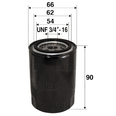 Filtro olio - 586049 VALEO