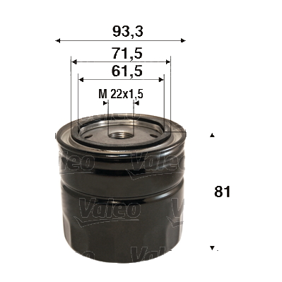 Filtro olio - 586110 VALEO