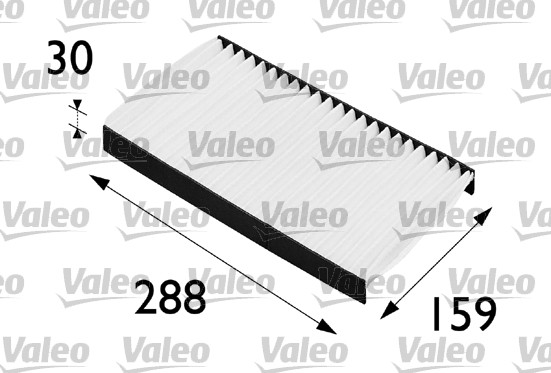 Filter, interior air - 698197 VALEO