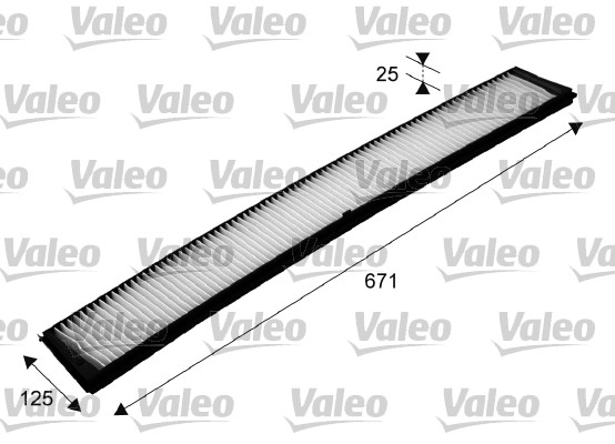 Filter, interior air - 698489 VALEO