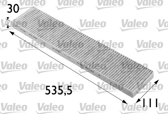 Filter, interior air - 698696 VALEO