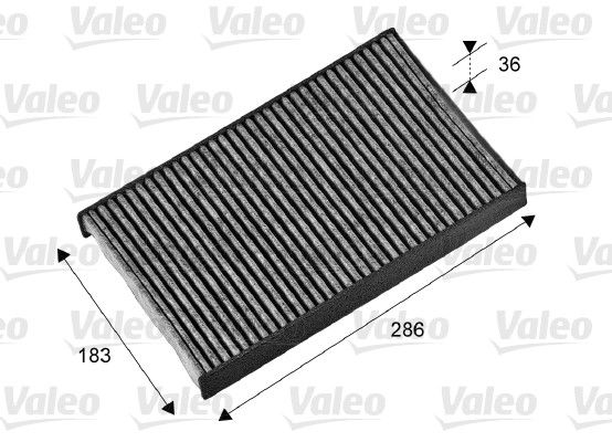 Filter, interior air - 698714 VALEO